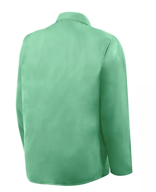 Steiner Weldlite 1030-M 30" 9oz. Green FR Cotton Jacket XLarge 2