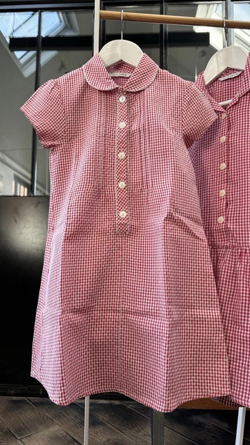 MARKS SPENCER School Uniform Girls Dresses pack of 2 Gingham Multiple Sizes 7.50 PicClick UK