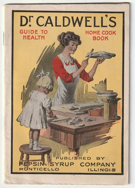 Old Dr Caldwell's Guide To Health Pepsin Syrup Church Scott Drugs Cooperstown NY
