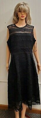 Liza Luxe Black Lace Dress Size XL Lace Sleeveless  NEW  LL-20