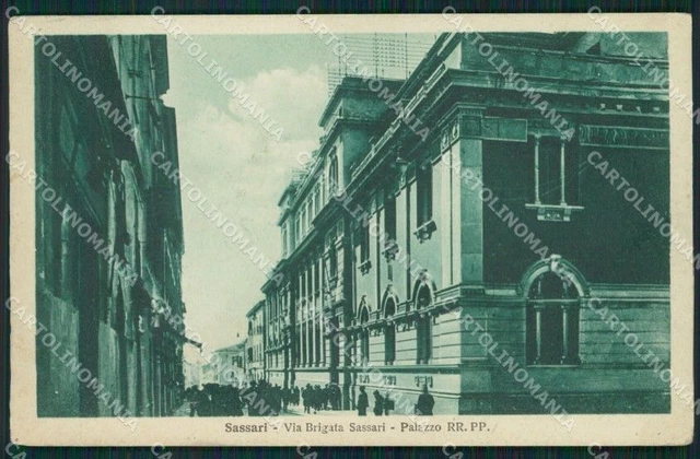 Sassari Città Poste FORO cartolina QT2377