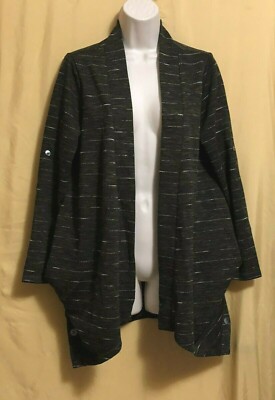 Patrizia Luca Milano ladies dark olive green open front adjustable ls M $120