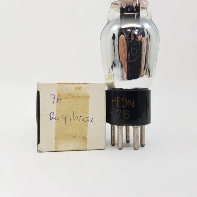 1 Tube Raytheon Type 76 / 276 / Vt76. Plaque Noire. Nous. Rc24