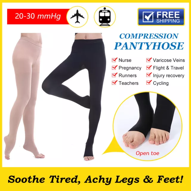 MEDICAL COMPRESSION PANTYHOSE Tights Support Stockings Nurse