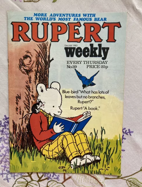 Rupert Weekly Comic - 13th July 1983 - Number 39 - Marvel