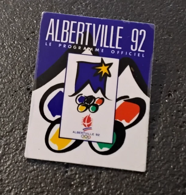 Affiche ancienne originale de Jeux Olympiques Albertville 92
