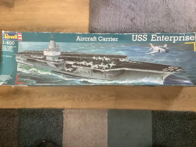 Porte-avions Revell USS Enterprise échelle 1/400 modèle 05087 CVN-65 Porte-avions Revell USS Enterprise échelle 1/400 modèle 05087 CVN-65