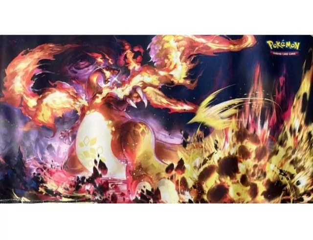 Pokemon Center Exclusive Official Playmat Charizard VS Rayquaza