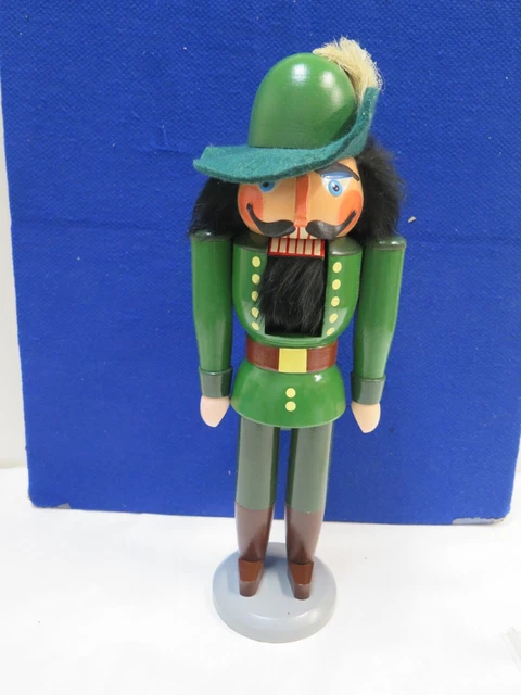 Erzgebirge Nut Cracker, 15 Inches Tall, Hand Carved  Wood,, Excellent Condition