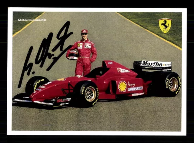 Michael Schumacher Autogrammkarte Formel 1  Weltmeister