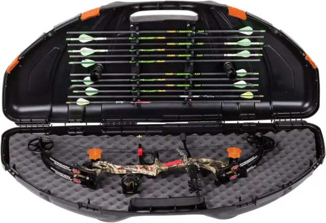 Outdoors 6461SC Safe Shot Bow Case, Portable Bow Storage,Black