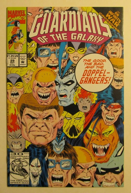 Guardians Of The Galaxy # 29 Nm 9.4 Marvel 1992 Infinity War Crossover