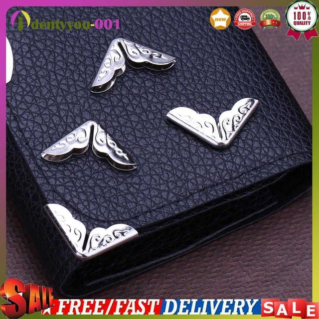 100pcs feine Seite Ton Scrapbooking Alben Menüs Ordner Ecke Protektoren Karte Da