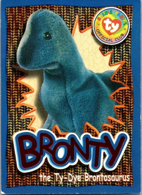 1999 Bronty 258 Series 4 2nd Edition TY Beanie Baby Trading Card