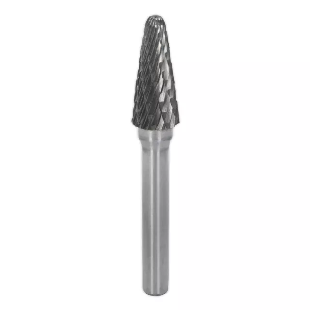 Sealey Tungsten Carbide Rotary Burr Conical Ball Nose 10mm SDB06 3