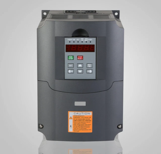 Variateur de Fréquence VEVOR 2,2 kW,5 A,Triphasé 380 V 50/60 Hz vers 0-380 V 0-2000 Hz pour Moteur de Broche CNC Contrôle de Vitesse | Leroy Merlin