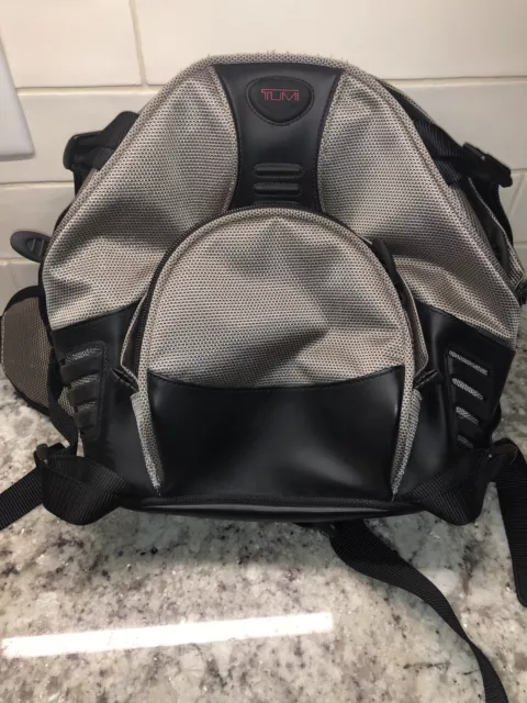 Tumi T2 Black Ballistic Nylon  Multi Compartment Travel Backpack Rucksack