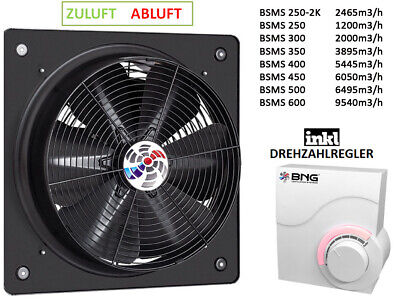 BSM500 Extracteur dair de mur pour la ventilation industrielle Axiaux Ventilateur industriel Ventilateurs fan fans Ventilateur 