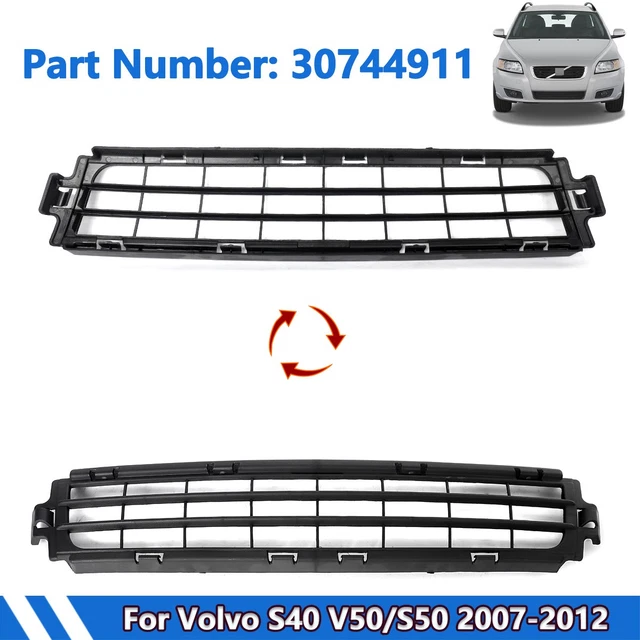 30744911 Front Bumper Grille Center Lower Grill For Volvo S40 V50 S50 2008-2012