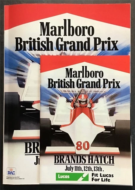 BRITISCHER GRAND PRIX JUL 1980 MARKEN HATCH FORMULA ONE F1 A4