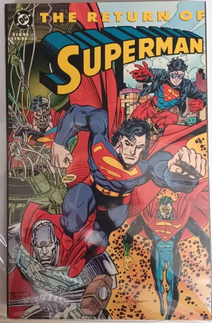 The Return of Superman - 1993 DC Comics Graphic Novel Paperback TPB
