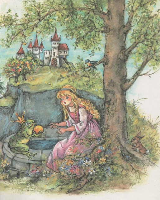 Der Froschkönig Märchen Text Pdf &DER FROSCHKÖNIG& MÄRCHEN Brüder Grimm Bilderbuch EUR 1,00 - PicClick DE