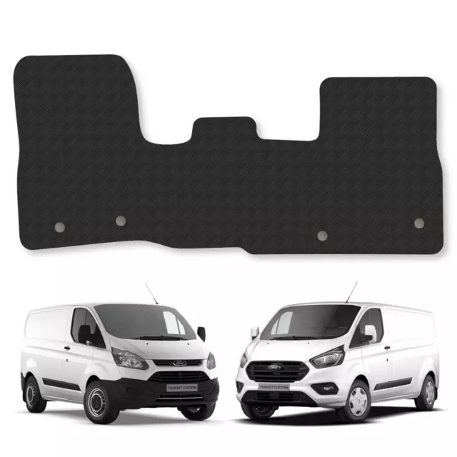 Floor Mats for Ford Transit Custom (2013+) [Manual] Rubber Tailored Van Mat