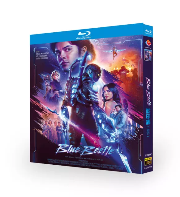 Blue Beetle (2023)：Blu-ray BD All Region Newest English Sci-Fi & Fantasy Movie