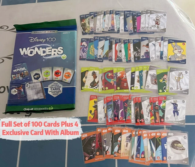 WOOLWORTHS DISNEY 100 Wonders Collectors Album