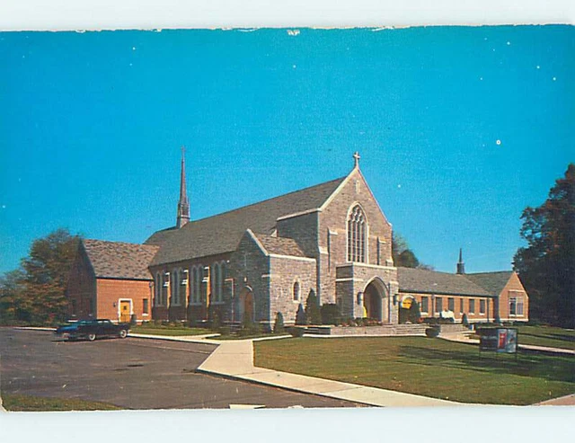 Unused Pre-1980 CHURCH SCENE Ridgewood New Jersey NJ hs6870