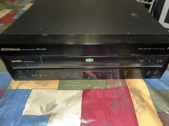 pioneer dvl-909 Laser disc player semi working redescription
