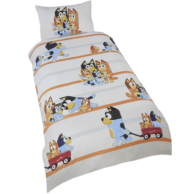Set piumoni junior bluy reversibili include federa piumone e cuscino prodotto ufficiale