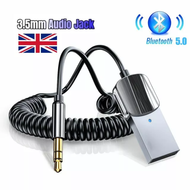 3.5MM Jack Car USB Bluetooth Receiver Audio AUX Speaker Wireless Music Adapter