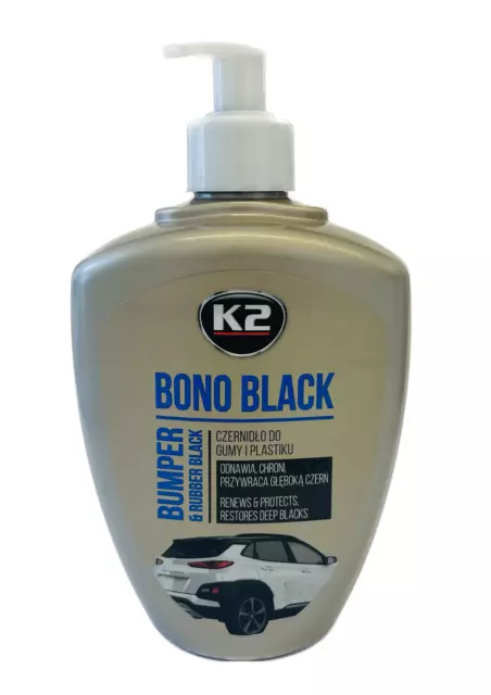 K2 K035 BONO BLACK zur Reifen Gumm Kunststoffpflege Gummipflege 500ml schwarz
