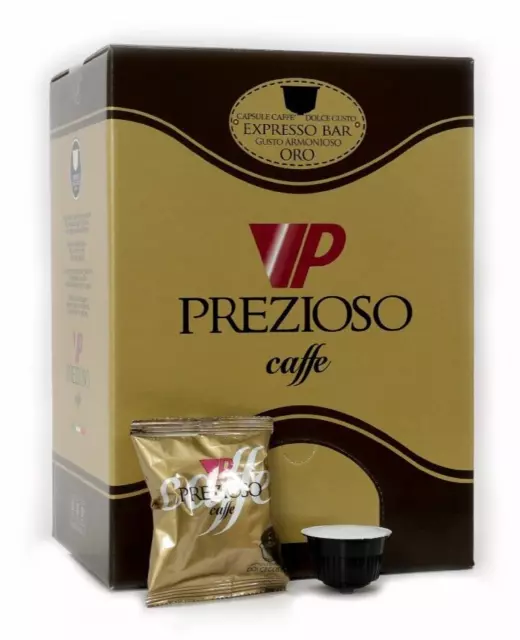 100 Capsule Caffè Prezioso compatibili Dolce Gusto Decaffeinato