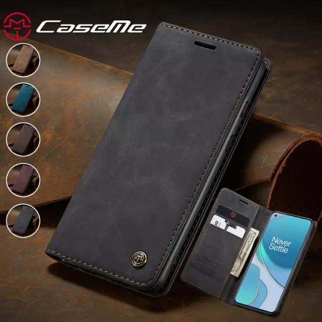 Magnetic Leather Wallet Case Card Slim Flip Cover For OnePlus 11 Nord 8T 7 8 Pro