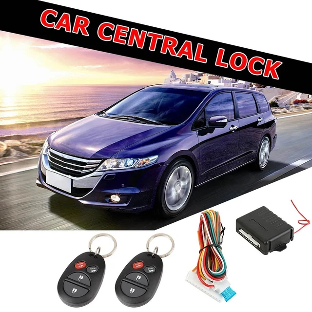 Car Remote Central Door Lock Locking Kit Keyless Entry Alarm System