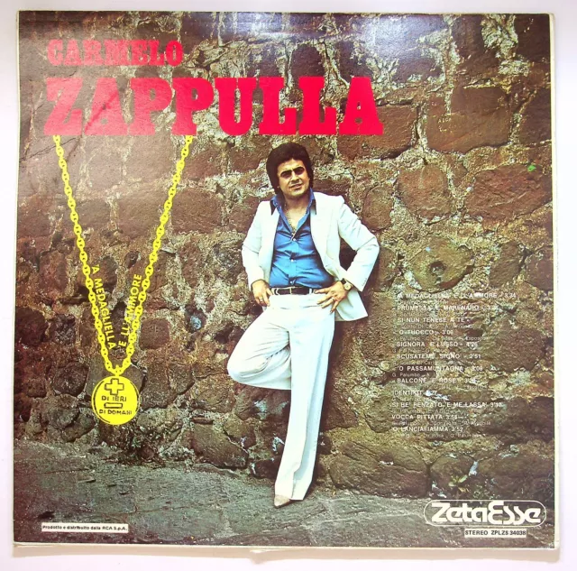 EBOND Carmelo Zappulla - 'A Medagliella 'E Ll'Ammore Vinile - Zeta V125075 2