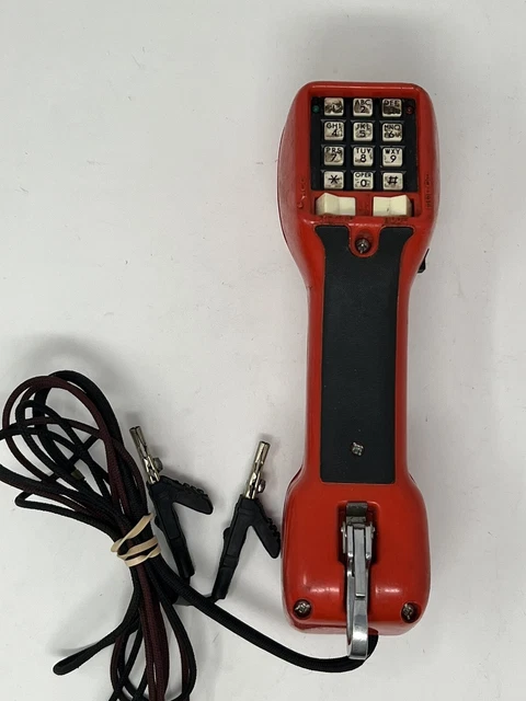 Vintage Harris Dracon TS21 Lineman  Test Handset Butt Set Bellsouth Bell South