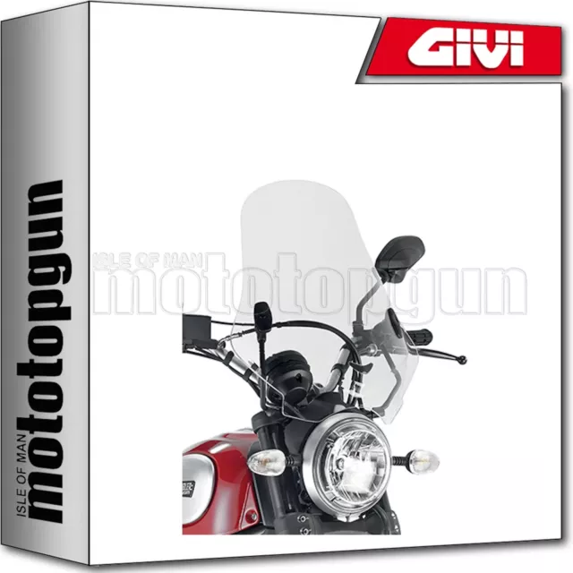 Givi 7407A Windschild Ducati Scrambler Icon 800 2015 15 2016 16 2017 17 2018 18