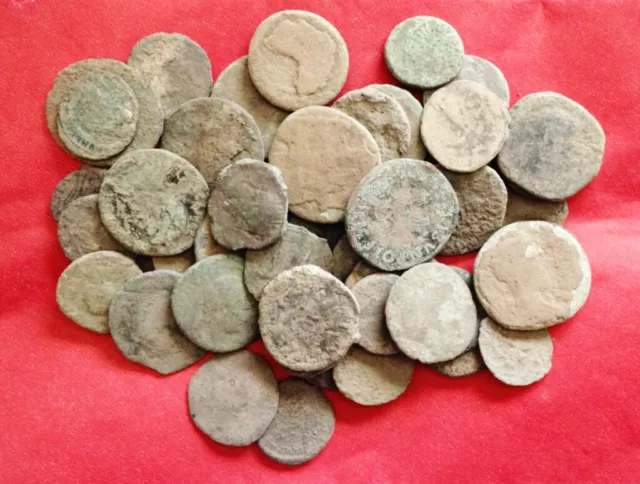 LARGE ROMAN COINS 15 to 36 mm OF LOWER to LOWEST GRADE, EVERY bid is per coin !!