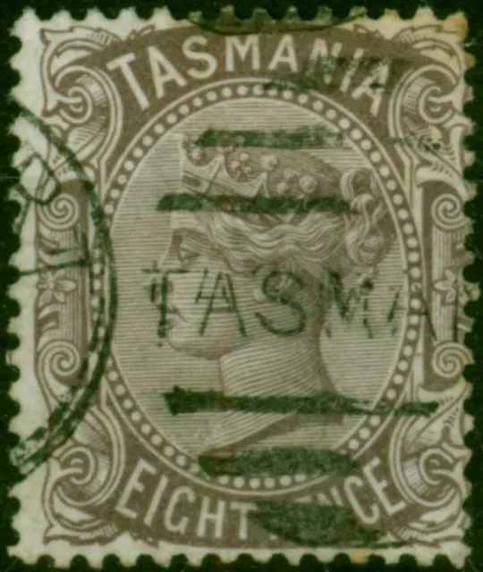 Tasmania 1878 8d Dull Purple-Brown SG158 Fine Used (2)