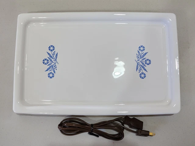CorningWare P-49 Dual Heat Electric Electromatic Serving Tray w/ Power Cord USA