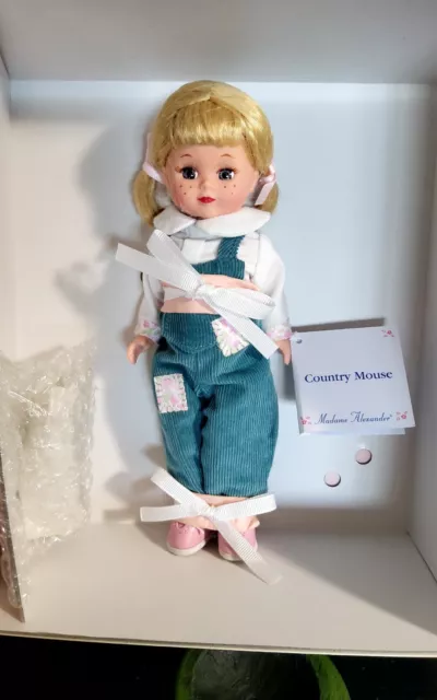 COUNTRY MOUSE Madame Alexander 8" Doll with Box and Tag - Rare, Retired Doll NIB