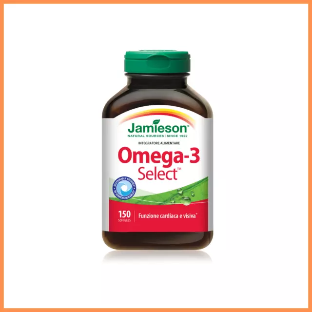 omega-3 fish oil 2000mg jamieson  in capsule 150 olio di pesce epa dha