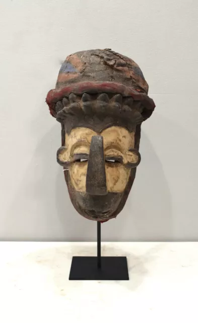Mask African Yaka Initiation Mask