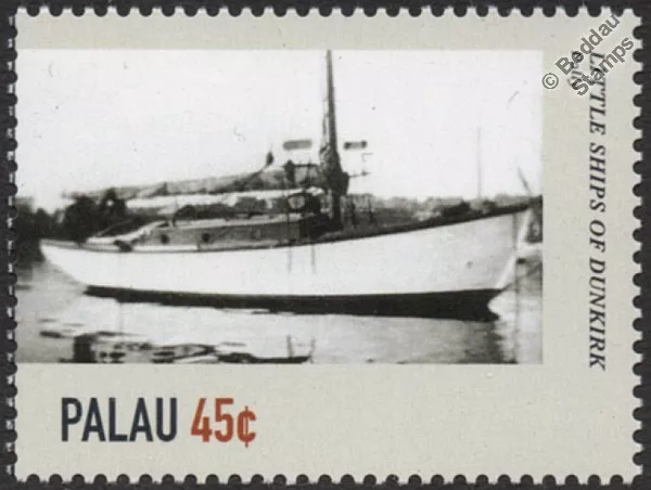 POLLY Auxiliary Cutter Boat WWII Little Ships of Dunkirk Stamp