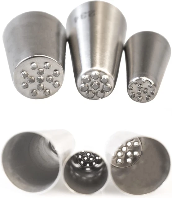 GRASS PIPING NOZZLES, 3-Pack Grass Icing Nozzles Set #233#234#234M ...