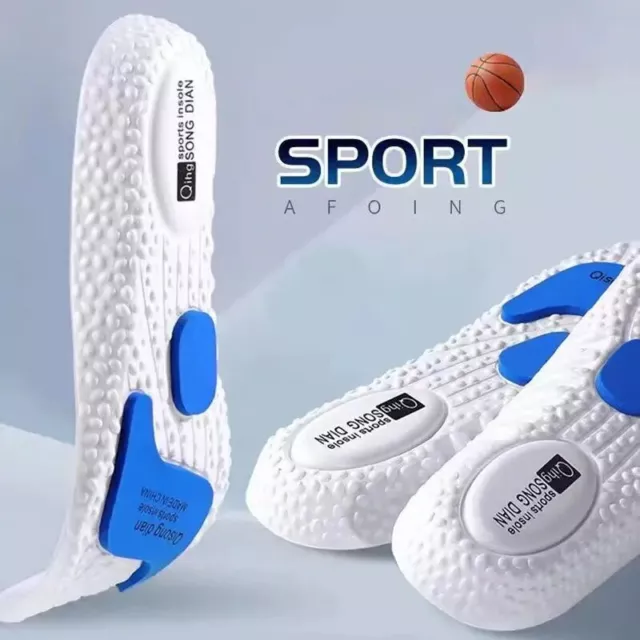 Work Boots Gel Insoles Shoe Inserts Orthotic Arch Support Pads Massaging Feet uk