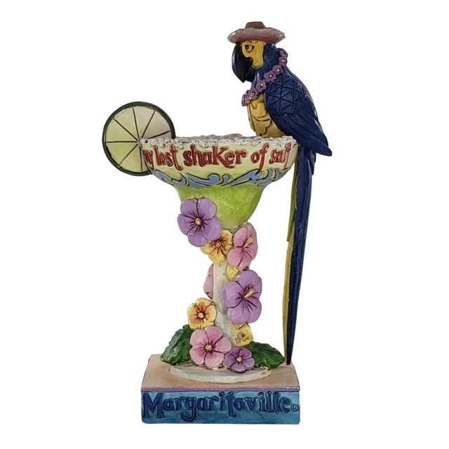Jim Shore Margaritaville Parrot Searchin For My Lost Shaker Of Salt 6001536 HTF